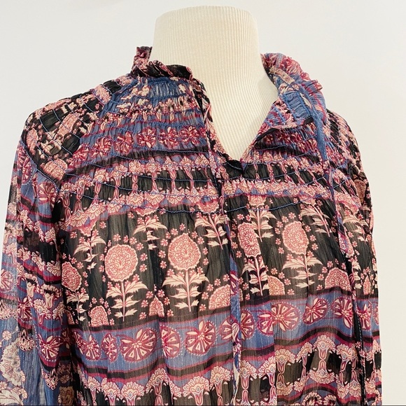 NWOT RD Koko beautiful boho top - Picture 2 of 8